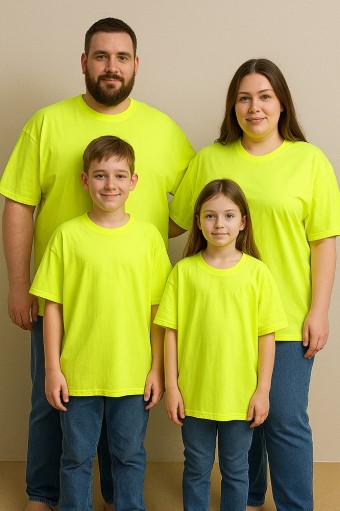 Camiseta Oversized Streetwear Amarelo Neon