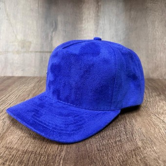 Boné Aba Curva Liso Suede Camurça Tkm Strapback