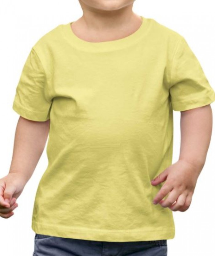 Camiseta unissex infantil personalizada como desejar Cor Amarelo Tamanho 2
