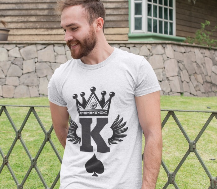 Camiseta Rei Naipe Baralho Truco Poker