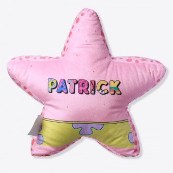 Almofada Formato 3d Patrick Estrela - Bob Esponja Aveludada
