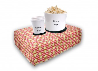 Almofada Personalizada porta Pipoca - P - Estrelas