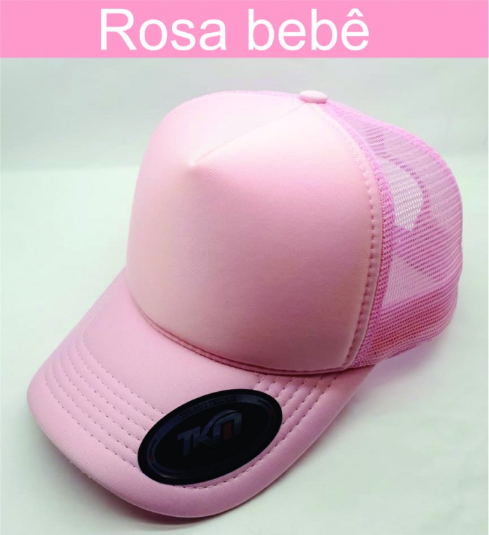 Bone Feminino Redinha Diversas Cores Liso sem Personalização
