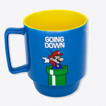 Caneca Tina Mario Bros Luigi Going Up Down Nintendo Game