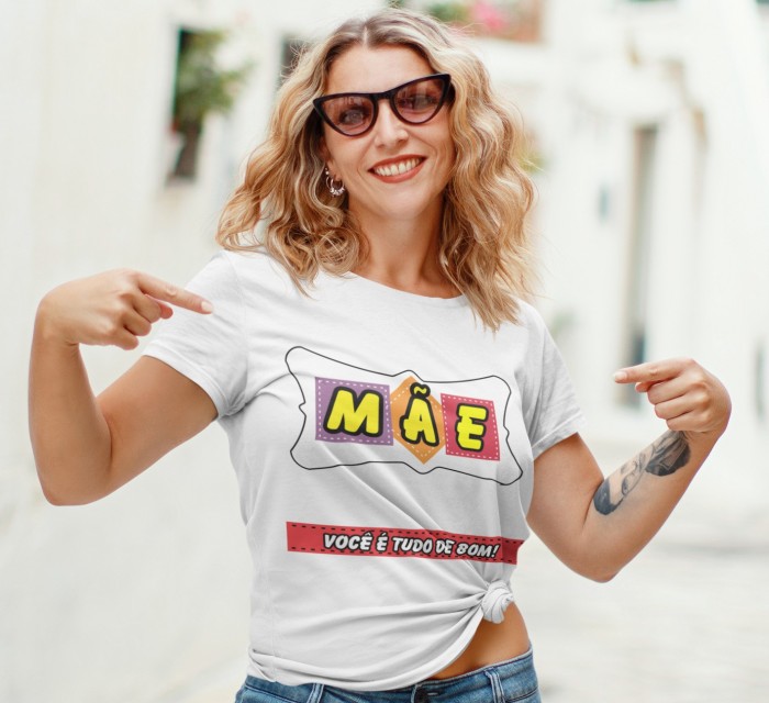 Camiseta Personalizada Dia das Mães Modelo 5