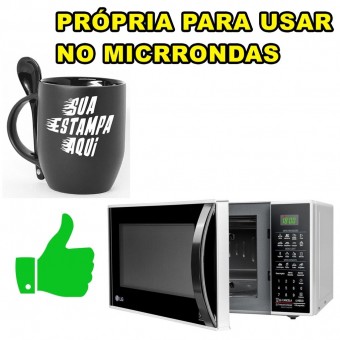 Caneca Mágica Personalizada com Colher - Transforme Cada Momento!