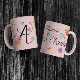 Caneca Letra Inicial da Sua Mamãe - Alfabeto