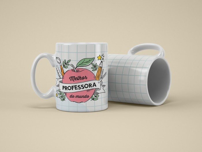 Caneca Melhor Professor(a) do Mundo