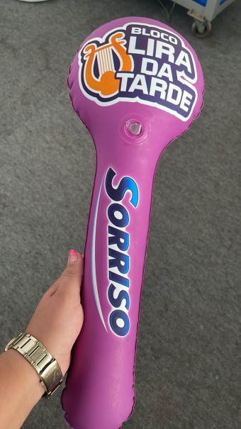 Kit com 500 Batecos Infláveis Personalizados
