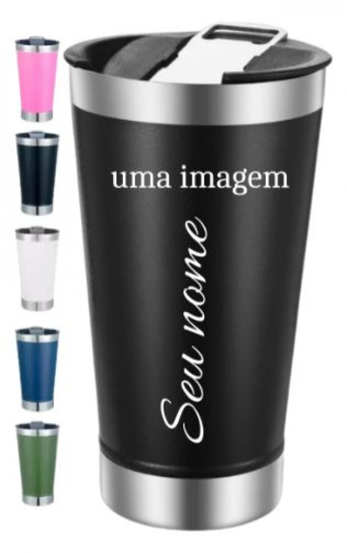 Copo Térmico com Abridor Personalizado