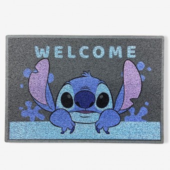 Tapete Capacho Stitch Welcome Bem-vindo 60x40 Oficial Disney