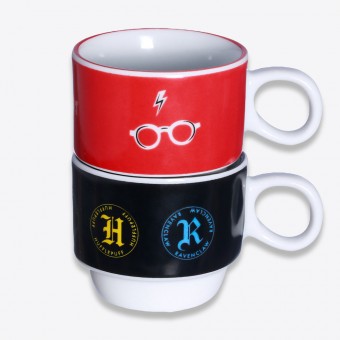 Kit Xicaras Harry Potter C/2pçs Original