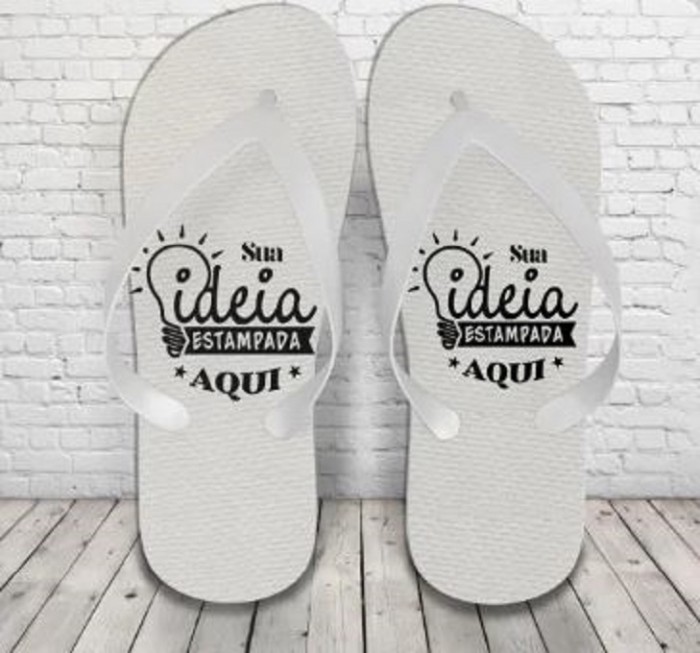 Chinelo Personalizado Estampado Como Desejar