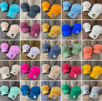 Boné Aba Curva Liso Algodão Dad Hat Strapback Fitao Sarja