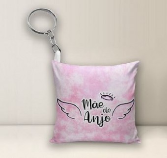 Chaveiro personalizado com foto Dia Das Mães Almochaveiros mãe de anjo