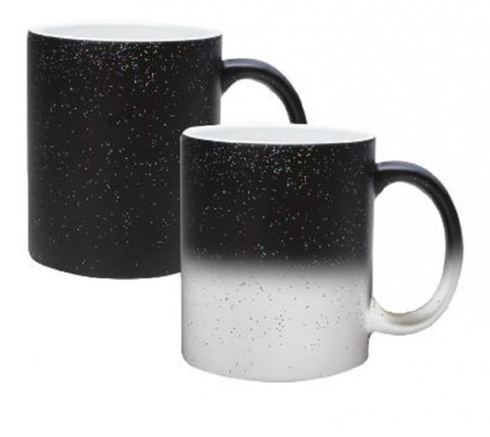 Caneca Magica Com Glitter Personalizado