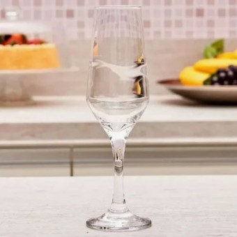 Taça Champanhe 186ml Vidro Personalizada Buffet Bar 