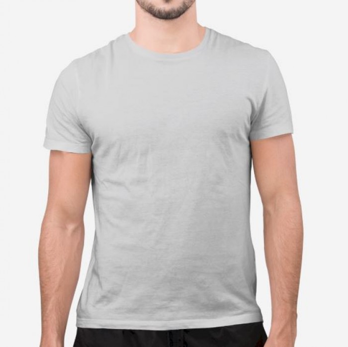 Camiseta unissex adulto personalizada como desejar Cor Cinza Tamanho P