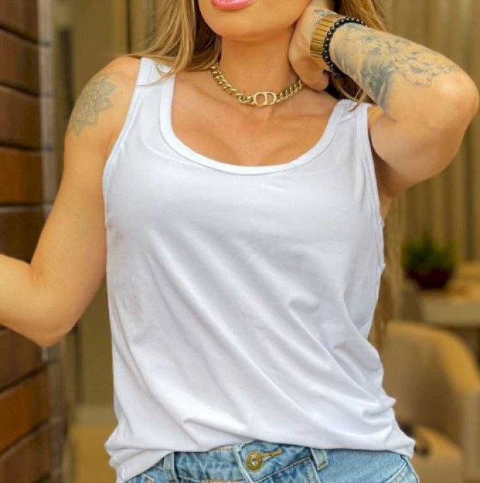 Regata feminina blusinha personalizada como desejar