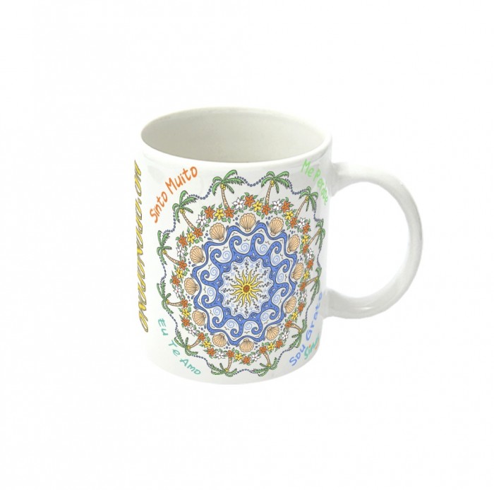 Caneca 300ml - Ho'oponopono - Mandala