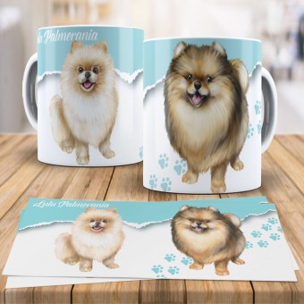 Caneca Xícara Raças Pet - Lulu da Pomerania