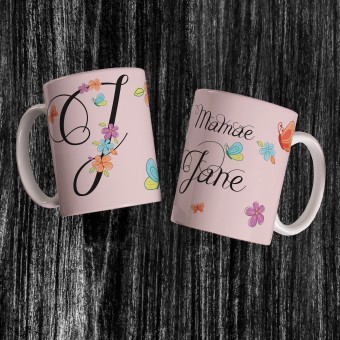 Caneca Letra Inicial da Sua Mamãe - Alfabeto