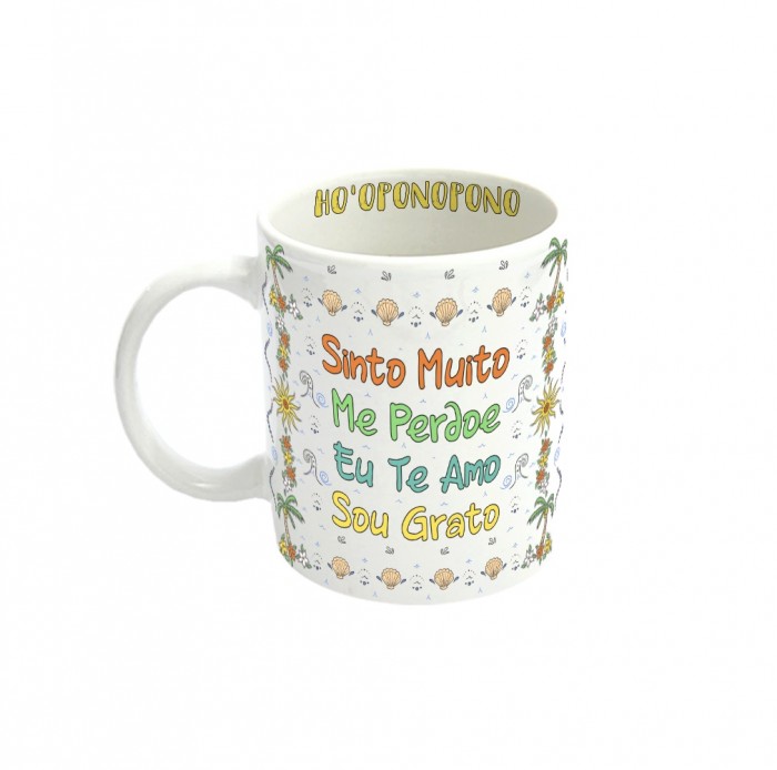Caneca 300ml - Ho'oponopono - Mandala