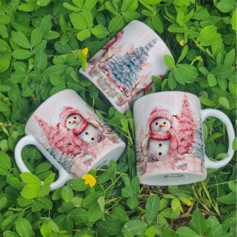 Caneca Natal Boneco de Neve