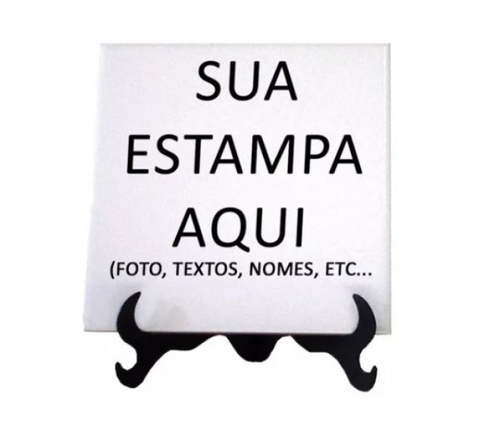 Azulejo personalizado com foto 20x20 mãe de autista