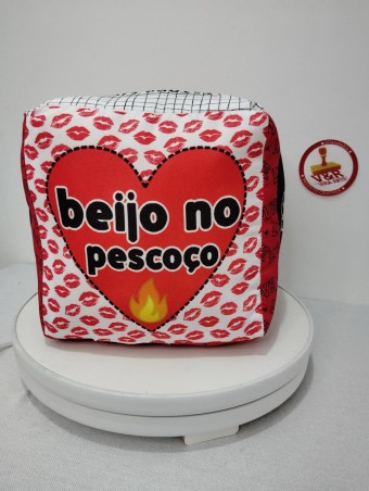 Almofada Cubo - Casal | Namorados 25x25