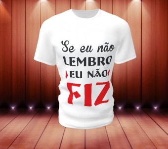 Camiseta Cachaça Frase Engraçada Modelo 7