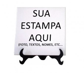Azulejo personalizado com foto 20x20 mãe de autista