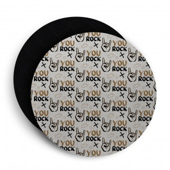 Descanso para Panela Personalizado - Rock