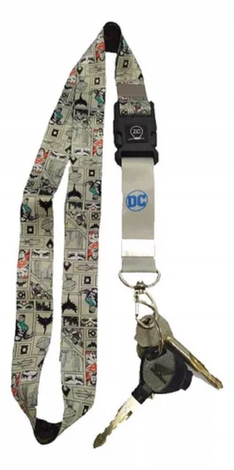 Chaveiro com Mosquetao e Fecho Dc Comics Cordao Tirante