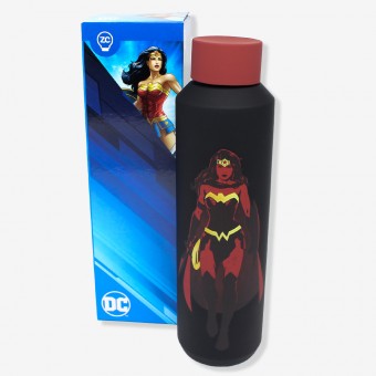 Garrafa Térmica 600ml  Mulher Maravilha Wonder Woman Dc Comics