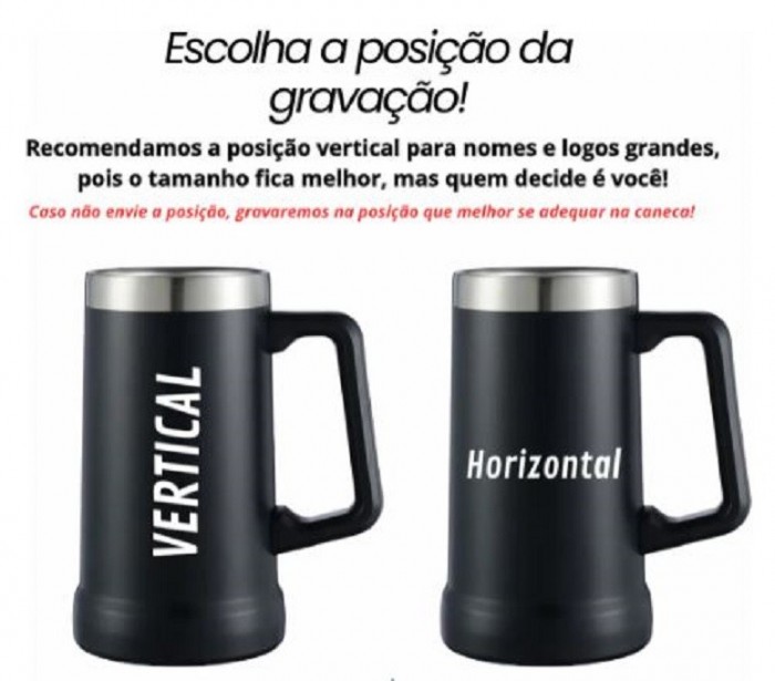 Caneca de Chopp Térmica Personalizada