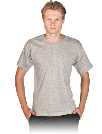 Camiseta ou baby look Cinza Mescla Algodão