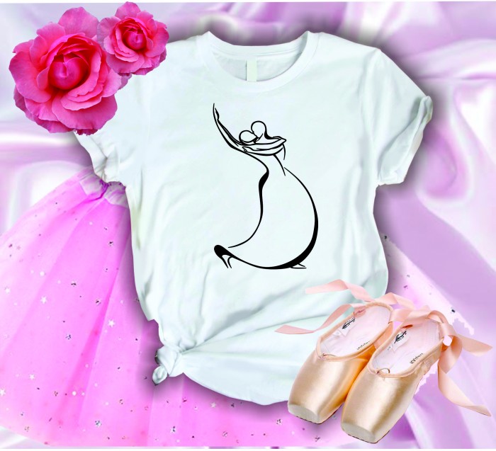 Camiseta Blusinha Dança Ballet Bailarina Fashion