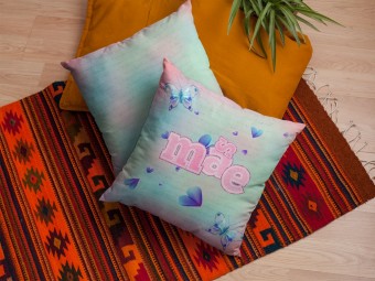 Almofada Decorativa 40x40 Personalizada - Dia das Mãe Scrap