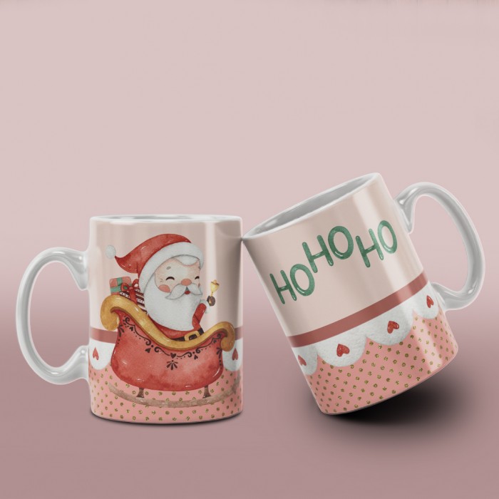 Caneca Natal Aquarela