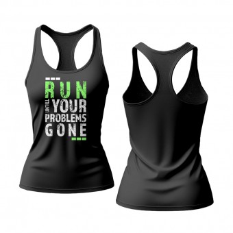 Regata Dry Fit Costas Nadador - Feminina - Run Until Your Problems Gone
