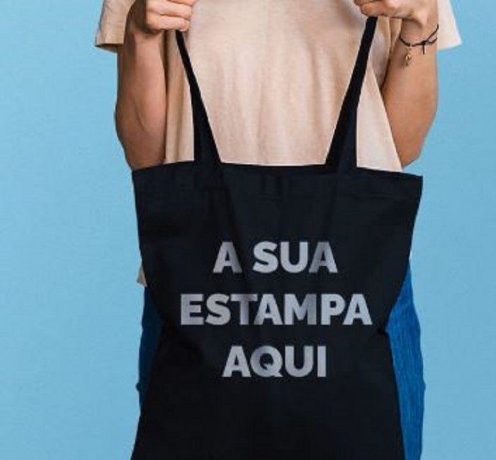 Bolsa Ecobag Sacola Reutilizável Personalizável Com Zíper e Forro - sua ideia aqui!
