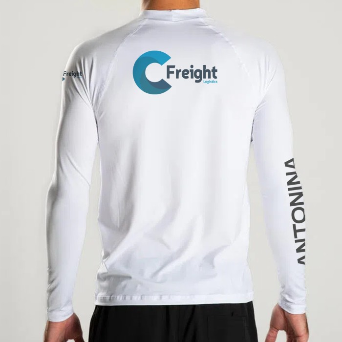 Camiseta proteção solar personalizada