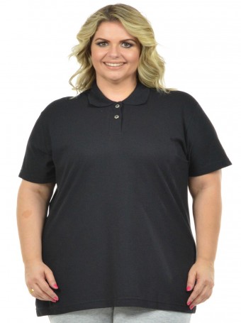 Polo Plus Size Feminina Piquet Personalizada com Seu Logo ou Marca