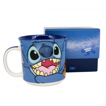Caneca de Porcelana Tom Stitch 350ml - Disney Original