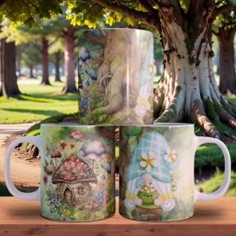 Caneca Duendes Encantados 3d Cada Cor Um Significado
