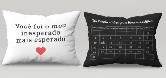 Fronha Namorados Divertida 70x50 Personalizada - o Par