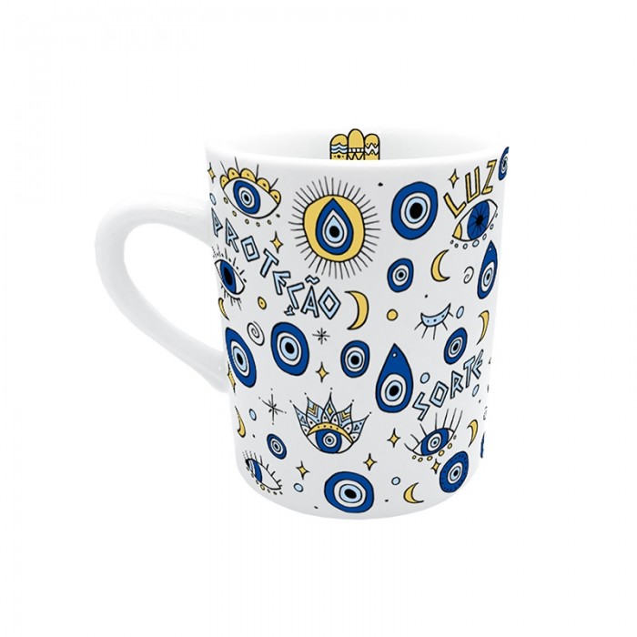Caneca 120ml - Coleção Olho Grego Modelo Olhos