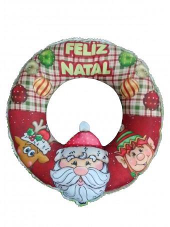 Guirlanda Natal Papai Noel Decorativa - Decoração Natalina