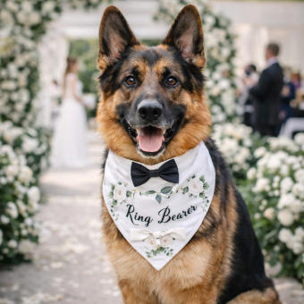 Bandana Pet Dupla Face 100% Personalizada Tamanho G